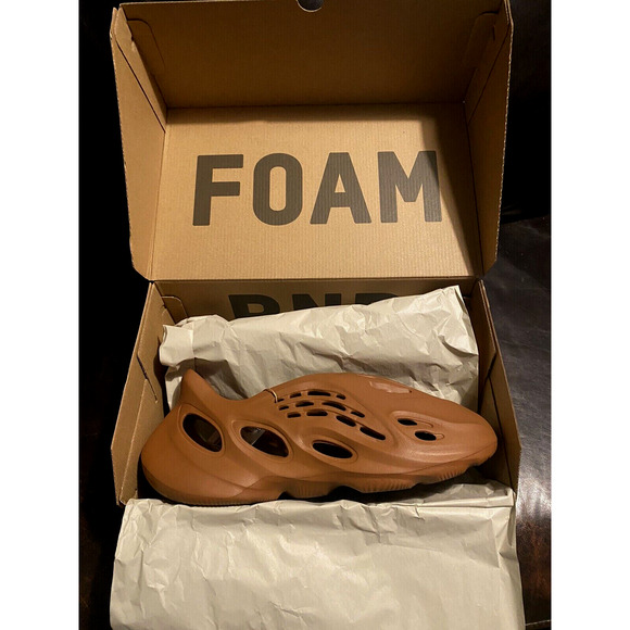 Adidas Yeezy Foam Runner Clay Red Mens New In Box HP5335 - SIZE 12